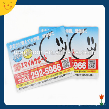 Business item card fridge magnet pour la publicité